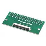 sourcing map 1 Stück FPC FFC PCB PCB Konverter Steckerplatine 40P 0.5mm auf Buchsenseite 1mm Rückseit auf DIP 2.54 mm für LCD 3D Drucker DVD TV Laptop Audio