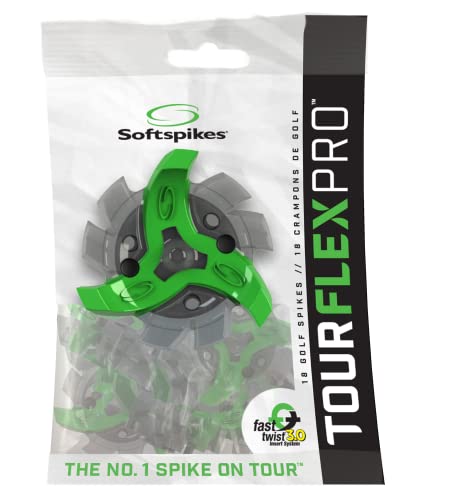 Softspikes Tour Flex Pro Fast Twist 3.0 Golfspikes, 18 Stück