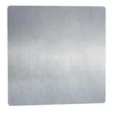 Vierkantplatte ohne Lochung 80 x 80 mm geschliffen Edelstahl V2A Eckige Edelstahlplatte Endkappe Deckel Flansch Edelstahlkappe Viereck Ankerplatte Rohrabschluss Platte Blech Eckig Rohrverschluss ...