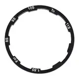 DEWIN Fahrrad Spacer, Hub Spacer Mountain Road Bike Schwungrad Hub Spacer Fahrrad Tretlager Unterlegscheibe Achsscheibendichtung (1.85mm)