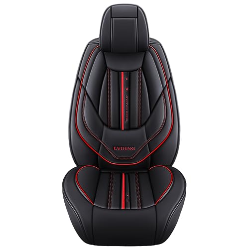 DENGFU Autositzbezüge Universal Vollständiges Set für Daihatsu Move/Rochy/Sirion/Terios/Yrv/Materia Autositzbezug, schwarz