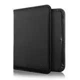 CoBak Kfz Zulassungs Hülle und Versicherungshalter – Magnetverschluss Auto Organizer für das Handschuhfach im, Zubehörtasche für wichtige Dokumente, Fahrzeugschein, Karten(Gewebtes Schwarz)
