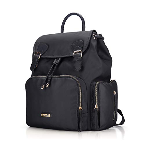Hafmall Wickelrucksack, Praktische Große Kapazität Baby Wickeltasche Rucksack für Mama und Papa, Stilvolle Macaron