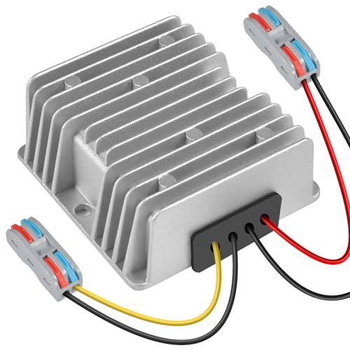 Forhome DC-DC Aufwärtswandler, 12V auf 24V Spannungswandler DC Step Up Konverter Transformator Voltage Regulator, 15A 360W Netzteil Wandler Modul für Roboter, Pumpen,Auto Fahrzeug