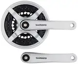 SHIMANO Unisex – Erwachsene håndsvingssæt 2092832230 Kurbelgarnitur, silber, 175 mm EU