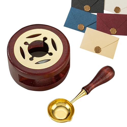 Siegel Wärmer, Wachswärmer Wachssiegel Wärmer, Siegellack Ofen Werkzeug, Siegelwachs Siegelwärmer, Wachssiegelwärmer Schmelzset, Siegelwachs Ofen Werkzeug, für Kunst Basteln Wachssiegel Stempel