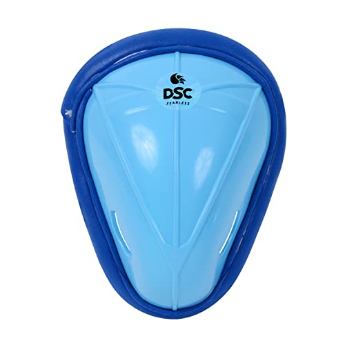 DSC Attitude Cricket Abdominal Guard for Youth | Color: Multicolor | Size: Youth | Material: Plastic | Ergonomically Shaped | Padded Guard | Lightweight & Durable | for Training and Matches