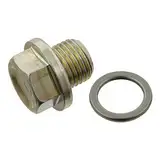 febi bilstein 30269 Ölablassschraube mit Dichtring, 1 Stück, Silber