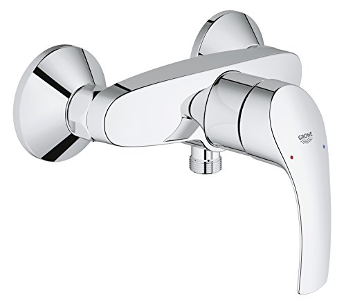 GROHE Eurosmart - Einhand-Brausebatterie (wassersparend, langlebige Oberfläche, Wandmontage), chrom, 33555002