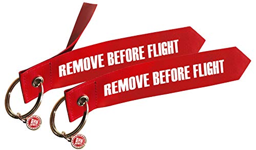 Original Luftfahrtmaterial - Remove Before Flight - 2 Anhänger