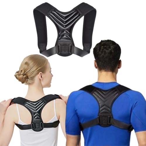 MELARQT Haltungskorrektur Rücken, Gerader Rücken Geradehalter, Rückenstützgürtel für Damen und Herren, Back Posture Corrector, Rückenstütze, Schultergurt Haltungskorrektur, Rückenstabilisator