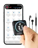 Magnetischer Mini Diktiergerät, 64 GB Aufnahmegerät mit Spracherkennung 160 Stunden Aufnahme, 1536kpbs Voice Recorder mit Rauschunterdrückung für Vorträge, Meetings, Interviews, Klasse (64GB)