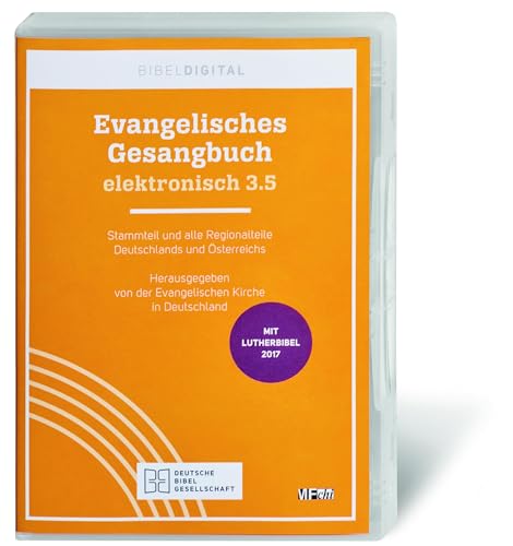 Evangelisches Gesangbuch elektronisch 3.5: Stammteil und alle Regionalteile Deutschlands und Österreichs. Reihe BIBELDIGITAL