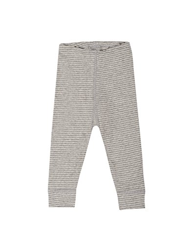 Dilling Baby Leggings für Mädchen & Jungen - Bio Baumwolle Grau gestreift 74