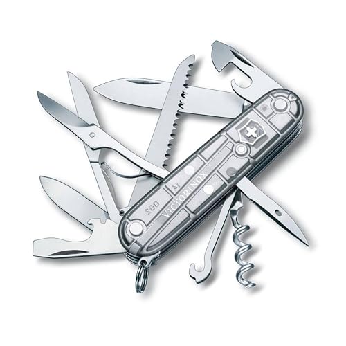 Victorinox Schweizer Taschenmesser Huntsman, Multitool, Swiss Army Knife mit 15 Funktionen, Klinge, Korkenzieher, Dosenöffner
