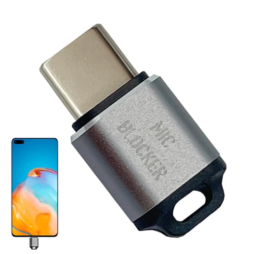Generisch Datenblocker-Datenblocker-Port mit Anti-Hacking-Schutz | Kompakt USB -Datenblock | Signalblocker ideal für sichere Aufladungen an Flughäfen, Hotels und öffentlichen USB -Stationen