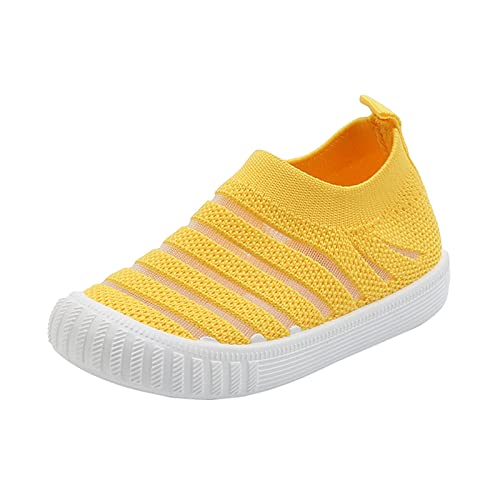 YIzdegg Sneaker 22 MäDchen Flache Schuhe TurnschläPpchen MäDchen Atmungsaktiv Gymnastikschuhe Weichen Sohle Kinderschuhe rutschfest Geschlossene Tennisschuhe Hallenschuhe Laufschuhe Sportschuhe