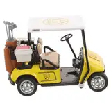 Milisten Golfwagenmodell Golfwagen-Dekoration Modelle Spielzeug Golfwagen-Ornament Modell eines Minigolfwagens Einfach Kunsthandwerk Auto Model schmücken Kind Statue