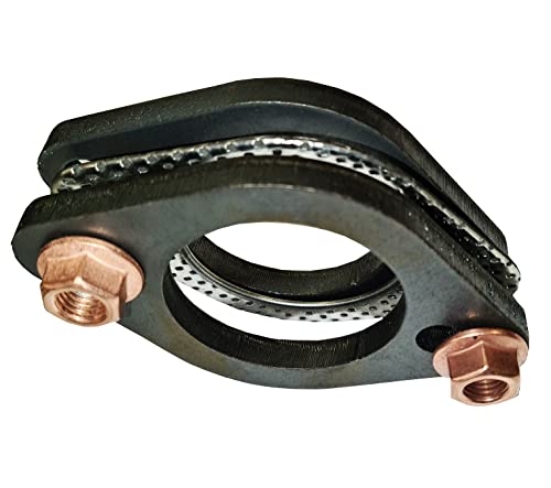 Universal Auspuff Flansch FLANSCHVERBINDER Set 45mm mit Dichtung und Befestigungsset für Auspuff und Katalysator Reparatur F.1