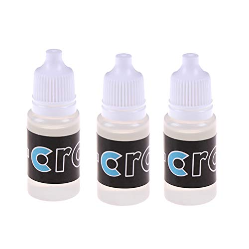 Stecto 3 Stück 10 ml Lagerschmieröl Niedrigviskos Gleitmittel Speed Cream Lager Gleitmittel Skateboard/Roller/Rollschuhe/Quad/Inline Skate