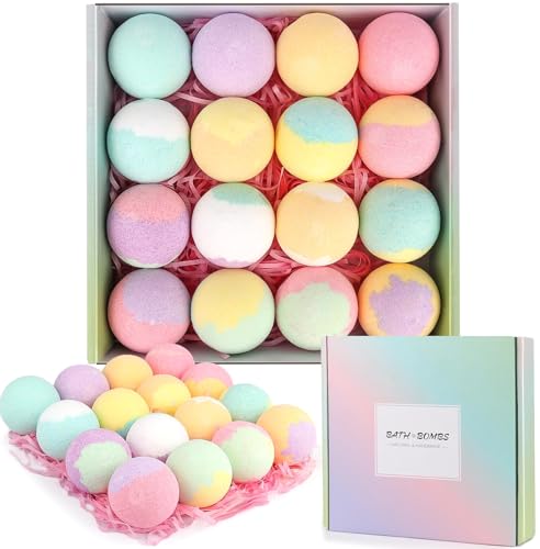 16 Stück Badebomben Frauen,Geburtstagsgeschenk für Frauen,Mama,Freundin,Mütter,Weihnachten