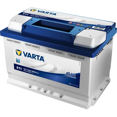 Varta mercury oxide, E11 Blue Dynamic Autobatterie, 574 012 068 3132, 74Ah, 680A