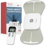 TERAPIO Kabelloses TENS Gerät zur Natürlichen Schmerztherapie. Tragbares TENS-Gerät & Muskelstimulator mit Fernbedienung. Wiederaufladbar, 15 Modi für Rücken, Nacken, Arm, Knie & Schmerzbehandlung