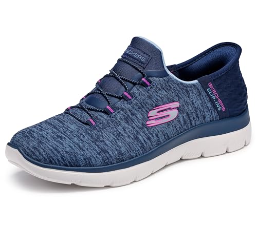 Skechers Damen Summits Dazzling Haze Sneaker, Navy, 38 EU