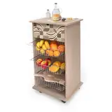 vielseitiger Früchtwagen Ma?nahme 40X45 Höhe 85 Cm VINTAGE