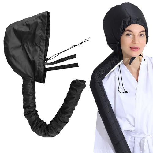 Bonnet Attachment für Haartrockner,für Haare, Freihändig zum Trocknen Styling Net Plopping Cap für Lockiges Haar,Trockenhaube Haar Haartrockenhaube Damen Trockenhauben，für Haare Fön Wärmehaube