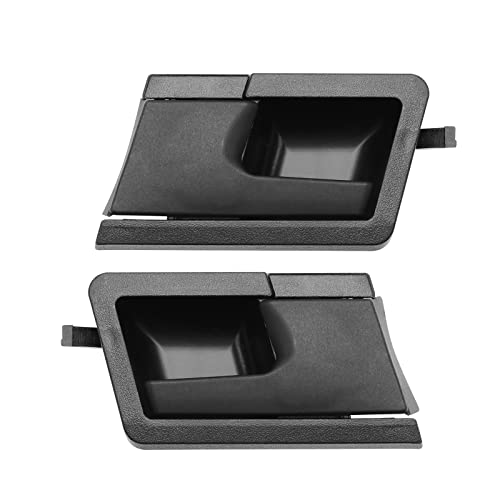 eMagTech 1 Paar Türgriffe Vorne Links & Rechts Kompatibel mit Transporter T4 1990–2002 701837020U71 & 701837019U71 Autoteile Kunststoff Schwarz