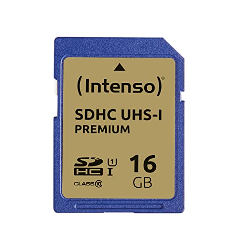 Intenso Premium SDHC UHS-I 16GB Class 10 Speicherkarte blau