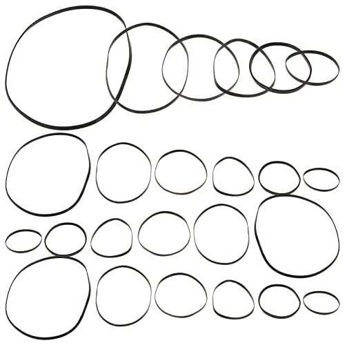 MAGICLULU Gummiriemen Für Kassettenrekorder Kassettenbandgerät Reparatur 50-teiliges Set Für Videorekorder DVD-Laufwerk