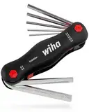 Wiha Multitool PocketStar® Innen-Sechskant 7-tlg., per Tastendruck schneller Zugriff, als Längs- und Quergriff einsetzbar, Stiftschlüssel sicher verstaut, all-in-one Werkzeug (23041)