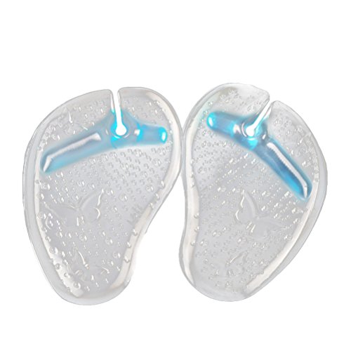 Artibetter Zehenschutz Sandalen Flip Gel Kissen Pad Zehenschutz für Zehensandalen Flip Flop Gel Einsätze Wachen Einlegesohlen (blau)