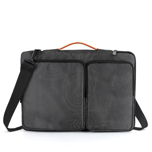 TAN.TOMI Aktentasche Herren & Damen, Business Laptoptasche Groß, Umhängetasche Messenger Bag,erweiterbare multifunktionale Computertasche