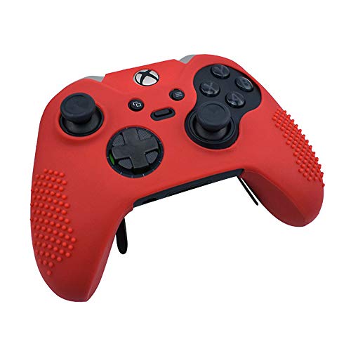 OSTENT Soft Protective Silikonkautschuk Haut Fall Deckung für Xbox One Elite Controller Farbe Rot