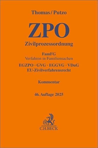 Zivilprozessordnung: FamFG Verfahren in Familiensachen, EGZPO, GVG, EGGVG, VDuG, EU-Zivilverfahrensrecht (Gelbe Erläuterungsbücher)