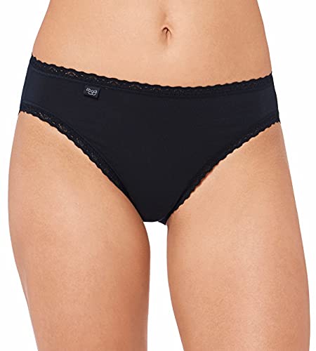 Sloggi Damen sloggi 24/7 Cotton Lace Tai C3P, BLACK, 38