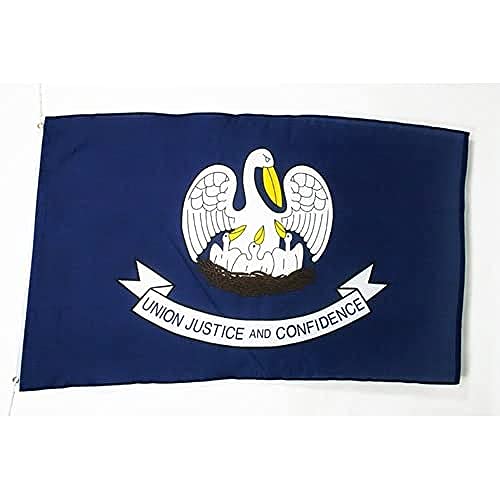 AZ FLAG Flagge Louisiana 150x90cm - Bundesstaat Louisiana Fahne 90 x 150 cm - flaggen Top Qualität