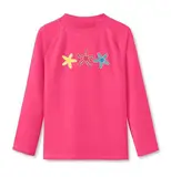 BesserBay Mädchen Kinder Badeshirt UV Shirt Langarm Rundhals Rosa UPF 50+ Sonnenschutz Rash Guard 150