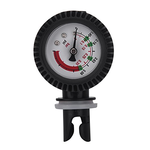 VGEBY Manometer Schlauchboot Manometer Luftdruckmesser Barometer Luftdruckprüfer 0-0.35 bar / 0-5.08 PSI für aufblasbares Boot SUP Kajak Schlauchboot Board Raft