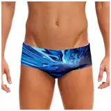 Zofedap Funky Trunks Schwimmhose Herren Eng Bunt Badehose Stretch Badeshorts Urlaub Schnelltrocknend Kurz Badeslip Männer