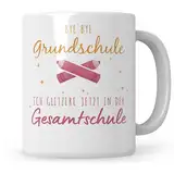Gesamtschule 5. Klasse Geschenk Einschulung Tasse Gesamtschule Übergang Schulwechsel Grundschule Gesamtschule Empfehlung Übertritt Kakao Becher Mädchen