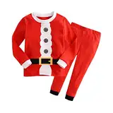 Schlafanzüge Für Jungen Kinder Mädchen Jungen Weihnachten Zweiteiliger Schlafanzug Baby Kleinkind Pyjama Set Winter Warm Schlafanzüge Nachtwäsche Set 80 86 92 98 104 110 116 122 128