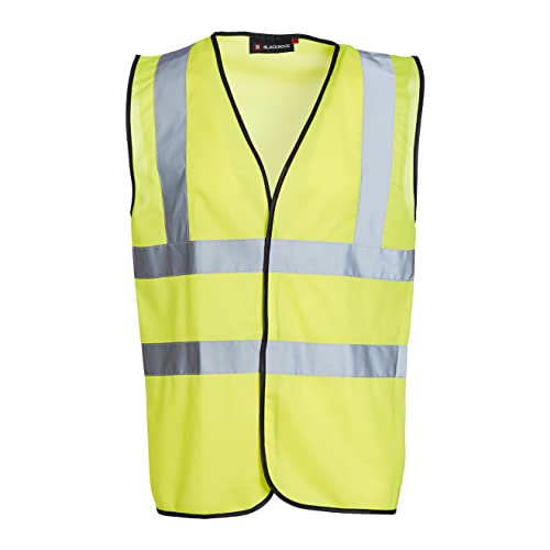 Blackrock Warnweste Gelb, Warnweste Auto, Hi Vis, arbeitsweste herren, security weste warn, fahrradweste herren, Sicherheitsweste, reflektierend, warnwesten auto warnweste fahrrad motorrad