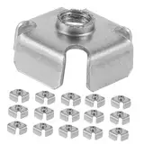 STOBOK 50 Stück Gewindeeinsätze für Quadratische Rohre Langlebige Metallteile für Einfache Montage für Diy und Industrielle Anwendungen Lösung für Defekte