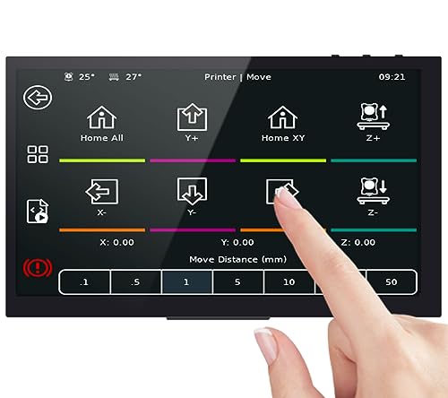 BIGTREETECH PI TFT50 V2.0 Raspberry Pi LCD kapazitiver Touchscreen, unterstützt Raspberry Pi DSI Display Interface Direct Drive und 5 Punkte Touch