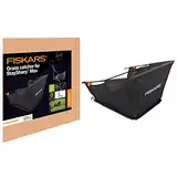 Fiskars Grasfangkorb für Fiskars Spindelmäher StaySharp Max, 18 Liter, StaySharp, Schwarz/Orange, 1000592