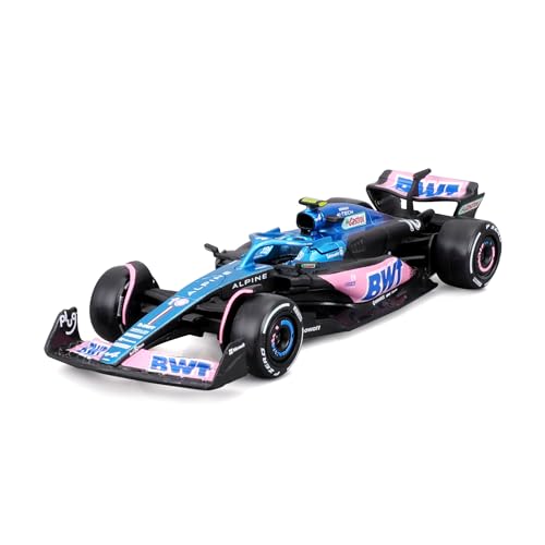 Bburago F1 RenaultAlpine A523 (2023), Gasley: Formel 1-Modellauto im Maßstab 1:43, ab 3 Jahren (18-38072G)